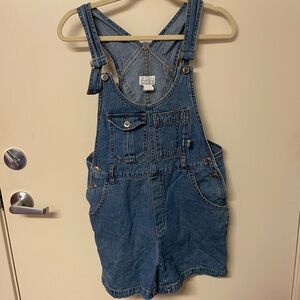 Moda Blue Jean Shorts Overalls size Small